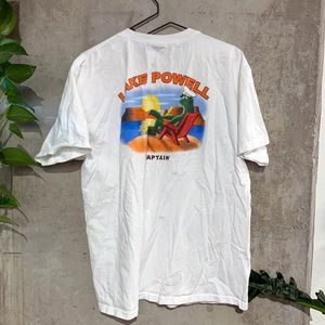 Vintage Lake Powell Captain Lizard T-Shirt (XL)